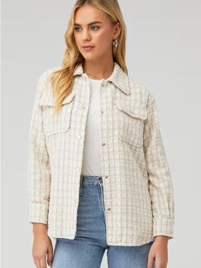 BB Dakota Steve Madden Plaid Shirt Jacket